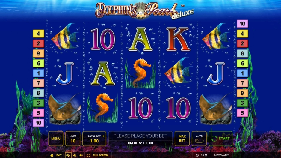 Immagine della slot Dolphins Pearl Deluxe
